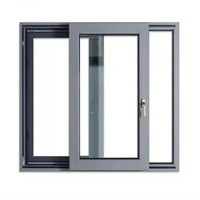 Fenêtres coulissantes en aluminium à bas prix, fenêtres coulissantes en aluminium 6060, volets roulants pour chambre à coucher