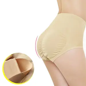 Womens Shapewear Butt Lifter Pembentuk Bbl Celana Dalam Penambah Pinggul Pantat Besar Bantalan Wig Pakaian Dalam Bentuk Tubuh Celana Dalam Empuk Mulus untuk Wanita