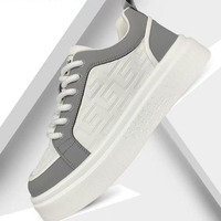 Nouvelles baskets plateforme printemps à couleurs contrastées, respirantes, en cuir synthétique, chaussures décontractées de luxe à semelle épaisse