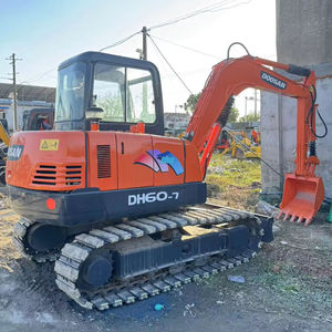 Excavatrice d'occasion Doosan Dh-60-7 Dx 60 de 6 tonnes avec moteur, boîte de vitesses et PLC - Prix avantageux à vendre à Shanghai - Product Image 1