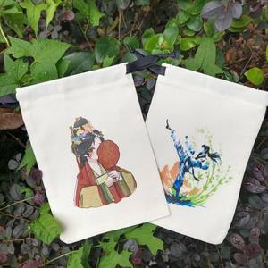 Sac en Coton avec Logo Personnalisé à Prix d'Usine, Petite Pochette en Toile, Mini Sac de Rangement à Cordon pour Bijoux - Product Image 5