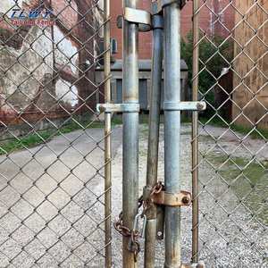 Clôture à maillons de chaîne en fil de fer <span class=keywords><strong>galvanisé</strong></span> 6ft 8ft 10ft Clôture à maillons de chaîne Clôture temporaire à maillons de chaîne d'usine Anping - Product Image 2