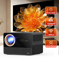 Projecteur CR67 à moteur optique entièrement fermé, projecteur portable 1080p, projecteur haute luminosité pour cinéma maison
