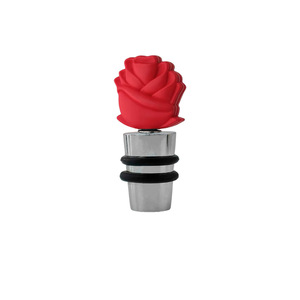 PVC Rose <b>Wine</b> Bottle <b>Stopper</b> Sealing For Valentine's Day - Product Image 1