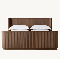 Nouvelle arrivée Ensemble de chambre à coucher de luxe américain mobilier cadre de lit King Size