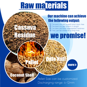 Richi công suất cao 3-4t/h vỏ dừa yến mạch vỏ sắn dư lượng máy viên cho nhà máy máy Pallet khối lượng sinh học - Product Image 2