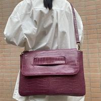 Nouvel Arrivage 2026 – Sac à Main Femme Élégant en Cuir PU Gaufré Crocodile, Léger, Grande Capacité, Imperméable, avec Fermeture Éclair