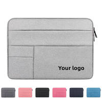 Étui pour ordinateur portable imperméable avec logo personnalisé pour MacBook Air Pro de 13, 14 et 15,6 pouces, sac pour ordinateur portable antichoc pour femmes