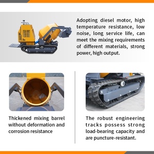 Livraison Gratuite - <span class=keywords><strong>Prix</strong></span> Compétitif pour Camion Malaxeur à Béton Efficace pour Acheteurs Mondiaux - Mini Camion Malaxeur à Béton Autocargant sur Chenilles - Product Image 3