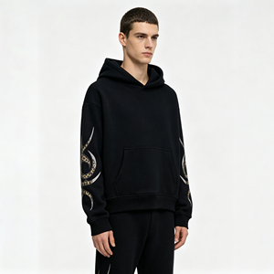 Sweat-shirts et sweats à capuche pour hommes, personnalisables avec logo, en coton 100% 390 g/m², impression DTG, vierges et lourds - Product Image 3