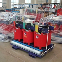 Transformateur de distribution triphasé à résine coulée de type sec SCB14 1250 kVA, 10 kV à 400 V, intérieur, ignifuge, haute efficacité
