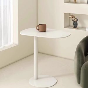 Modern Luxury Cream <strong>Small</strong> Movable Side <strong>Table</strong> in Living Room Furniture Metal Slate Top Coffee Side <strong>Table</strong> <strong>for</strong> Home Hotel <strong>Corner</strong> - Product Image 4