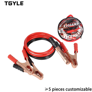 Câble de démarrage de <span class=keywords><strong>batterie</strong></span> de voiture de 2 m avec construction en cuivre, caoutchouc et plastique pour démarrage d'urgence, garantie 1 mois - Product Image 1