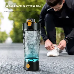 เครื่องปั่นแบบพกพา Tritan USB ทนความร้อน ชาร์จไฟได้ ความจุ 650 มล. อเนกประสงค์ สำหรับโปรตีนผง ใช้ในครัวเรือน - Product Image 1