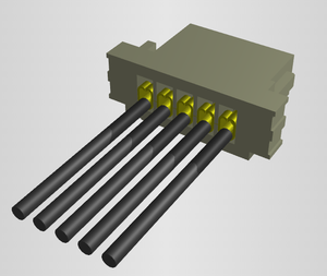 Samtec-Conector de placa a placa, paso de 5mm, de 28 Pines, SMT - Product Image 3