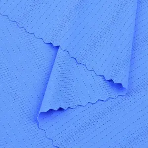 Wicking Polyester Spandex Stretch Lưới Activewear Áo Sơ Mi Nam Vải Cho T Áo Sơ Mi, Đi Xe Đạp Jersey, Thể Thao