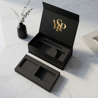 Caja de Regalo Magnética Rígida de Lujo Personalizada con Inserto Multicapa con Divisiones para Empaque de Conjuntos de Regalo de Joyería y Electrónicos de Lujo