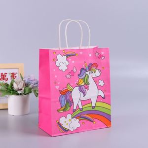 Biodegradable New Design Kraft Paper Kids Party Gift Bags with Handles - Product Image 2