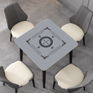 Tapete de Mahjong de Goma en Oferta, Juego de Mesa Familiar, Tapete de Mahjong de Cuero, Alfombra de Póker para el Hogar, Proveedor - Product Image 4