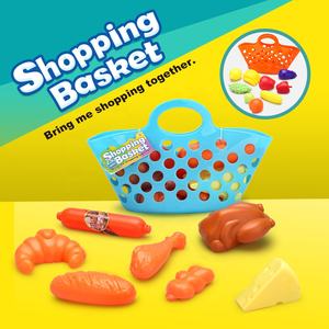 Jouets à provisions en plastique pour enfants Pretend Play Kitchen & Grocery Comprend Play Food & Basket-pour filles et garçons - Product Image 2