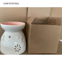 Réchauffeur de diffuseur de fonte de cire de bougie en céramique exquise nouveau brûleur de style pour une expérience esthétique améliorée