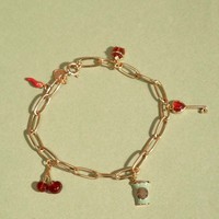 YML& Pendentif Bijou Accessoire Élégant en Acier Inoxydable Plaqué PVD Or 18K, Breloque DIY Petite Coccinelle Soleil Éclair Électroplaquée
