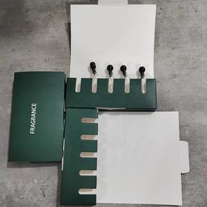 Maßgefertigte 1ml 2ml 3ml <span class=keywords><strong>4</strong></span> Stück Geprägte Duftproben EDP Tester-Sprühfläschchen Parfüm-Probenpackung Entdeckungs-Papierbox mit Einlage - Product Image 6