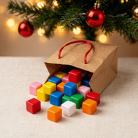 Juego de Bloques de Construcción Magnéticos para Niños, Cubos de Colores Sólidos con Esquinas Redondeadas, Juguete Educativo de Construcción DIY, Regalo para Niños y Niñas