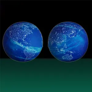 Parti dekorasyon için şişme gezegen şişme LED aydınlatma gezegen balon