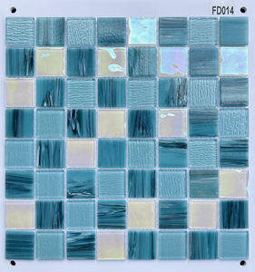 <span class=keywords><strong>Mosaïque</strong></span> en verre bleu à fusion à chaud pour piscine de Foshan, vente en gros, prix bas, matériaux de construction de haute qualité, mosaïques murales pour salle de bain - Product Image 4