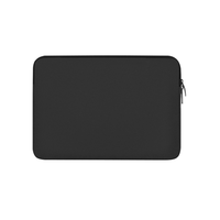 Housse d'ordinateur portable en néoprène mousse imperméable, résistante aux chocs, 11, 13, 14, 15,6 pouces, avec logo personnalisé et poignée