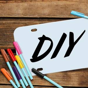 UU. 6x12 "Blanco Negro Rojo En blanco Placa de matrícula de coche Placa de matrícula de aluminio de metal Sublimación Matrícula Material de hierro Decoración - Product Image 2