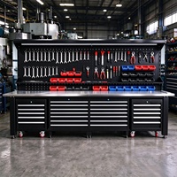 Armoire à outils modulaire en acier OEM avec tiroirs silencieux, idéale pour les solutions de rangement dans les garages et ateliers de réparation