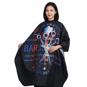 Capa de Barbero Profesional Resistente al Agua, de Poliéster, para Salón de Belleza, para Estilistas - Product Image 1