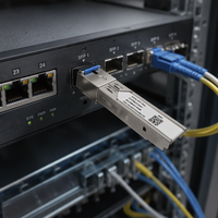 V2801F-R XPON Dual Mode SFP ONT Stick 1GE Plug and Play GPON EPON Terminal Jaringan Optik untuk FTTH ISP Pasokan Massal