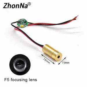 520nm 5Mw Groen Licht Lasermodule Dots Graphics Professionele Lasermodule Positionering Zichtaccessoires Koperen Kop <span class=keywords><strong>2.3</strong></span>-5V - Product Image 2