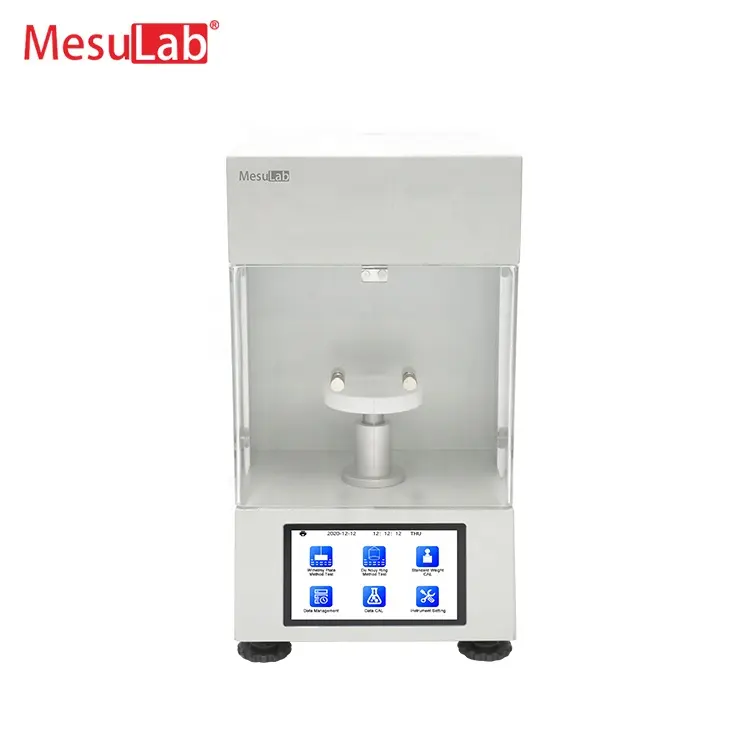 MesuLab touch screen full automatic lab equipment tensionmeter digital liquid oil interfacial surface tension meter