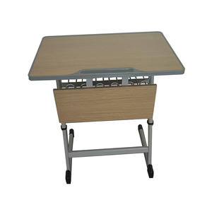 现代F型可转换可调书桌学校家具学生书桌 - Product Image 1
