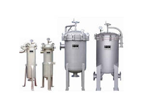 Housing Filter Kantong Baja Tahan Karat 304 dengan Laju Alir Tinggi 5 Um dan Flensa 2 inci untuk Filtrasi Kimia, Cat, dan Makanan - Product Image 2