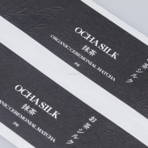 Etiquetas Adhesivas de Vinilo Negras de Lujo, Resistentes al Agua, con Logotipo Personalizado, para Regalos y Manualidades, Gran Venta en China - Product Image 1