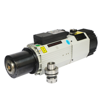 Moteur de broche refroidi par air ATC 12kw 380V Changeur d'outils automatique Broche HSK63F 24000 tr/min pour fraisage CNC Routeur Gravure