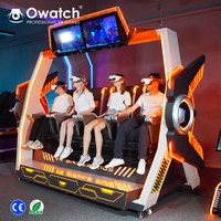 Chaises VR de style Transformers, machine de jeu de réalité virtuelle interactive, 4 sièges, simulateur VR 9D pour parc d'attractions VR