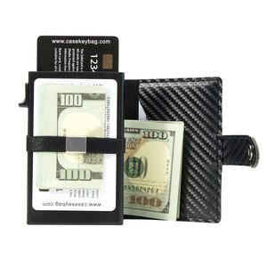 Hot Sale Vintage Style Laser Printing Credit <b>Card</b> Holder Slim PU Leather <b>Card</b> <b>Wallet</b> For Men Women Small MOQ Fast Delivery - Product Image 3