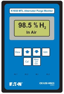 หน้าจอ LCD แบบดอทเมทริกซ์ ฟังก์ชั่นตรวจสอบแบบเรียลไทม์ เครื่องตรวจจับความบริสุทธิ์ของไฮโดรเจน เครื่องวิเคราะห์ก๊าซ K1650 พร้อมสัญญาณเตือนสี่ช่องสัญญาณ - Product Image 2