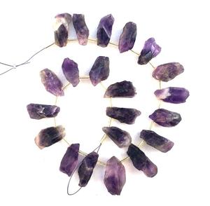 Gema de amatista biológico, 21 piezas, forma irregular, hecho a mano, fabricación de joyas, colección de piedras, corte de estilo - Product Image 1