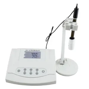 Medidor de pH digital de qualidade da água de alta precisão de temperatura automática de bancada mv