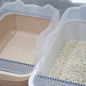 Bán buôn thiết kế mở <span class=keywords><strong>cat</strong></span> litter <span class=keywords><strong>box</strong></span> trong nhà bán khép kín vuông mèo nhà vệ sinh - Product Image 4