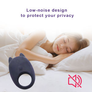 Toptan Titreşimli Ereksiyon Halkası Çiftler İçin Silikon Penis Halkası Silikon Oyuncaklı Erkekler İçin Penis Halkası Erkek Seks Oyuncağı - Product Image 2