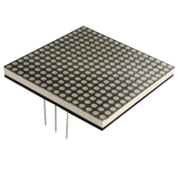 40x40mm 1mm Pixel 16x16 RGB LED Dot Matrix Module avec Digital Poster SDK pour Retail Store Subway & Education