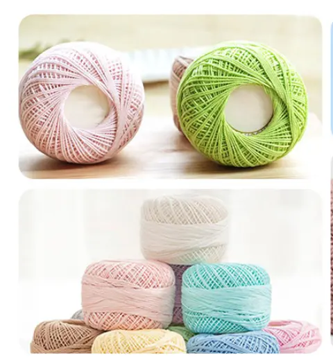 Knitting and Weaving Use Mercerized Cotton Yarn with Certification